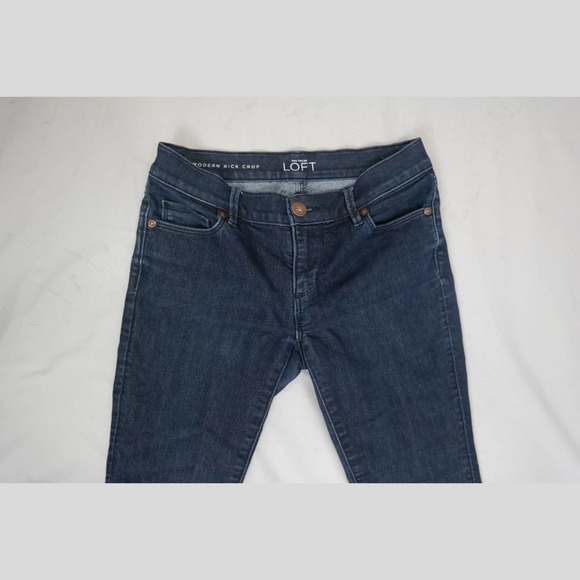 Loft 25/0 Petite Modern kick cop Dark Denim Jean - Picture 5 of 7